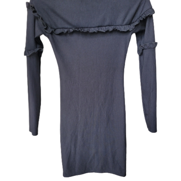 Fashion Union Ruffle Mini Dress Size 2 - Picture 3 of 12